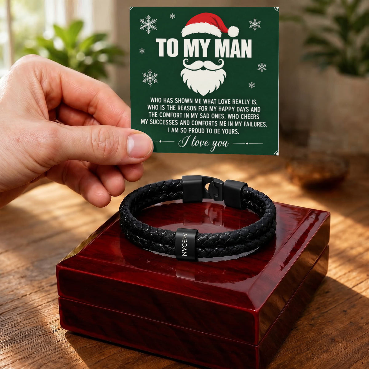 Christmas accessary Gift for Him – Romantic Love Message Card