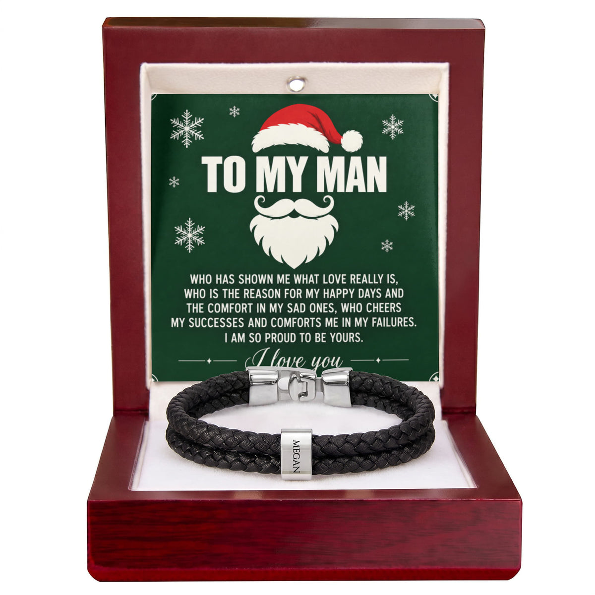 Christmas accessary Gift for Him – Romantic Love Message Card