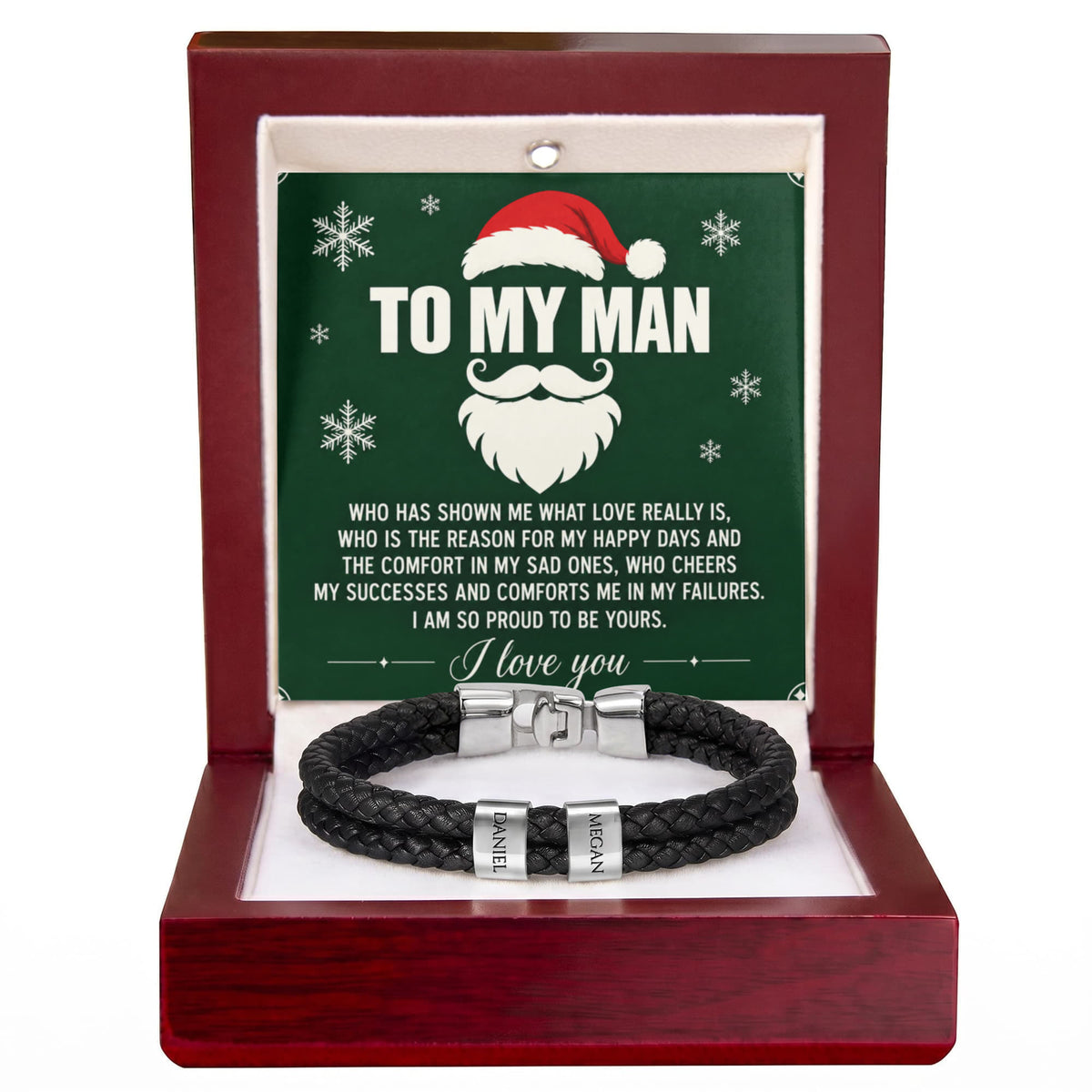 Christmas accessary Gift for Him – Romantic Love Message Card