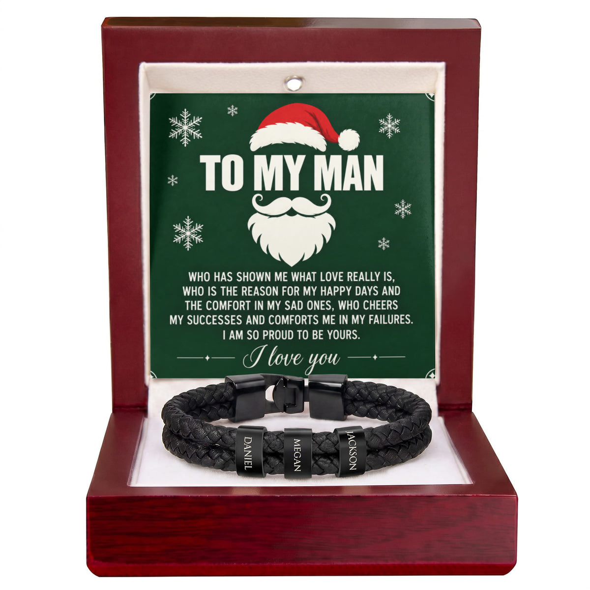 Christmas accessary Gift for Him – Romantic Love Message Card