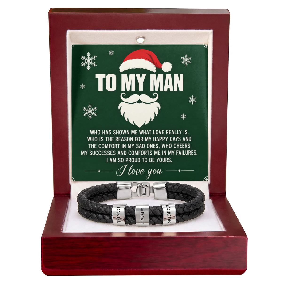 Christmas accessary Gift for Him – Romantic Love Message Card