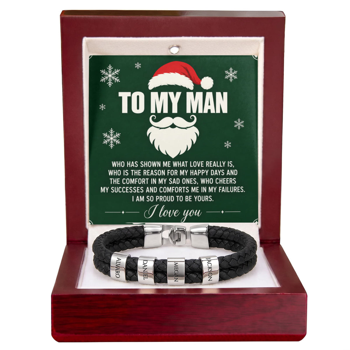 Christmas accessary Gift for Him – Romantic Love Message Card