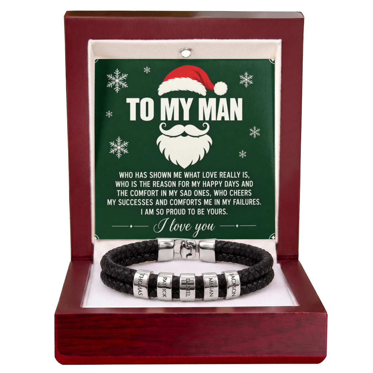 Christmas accessary Gift for Him – Romantic Love Message Card