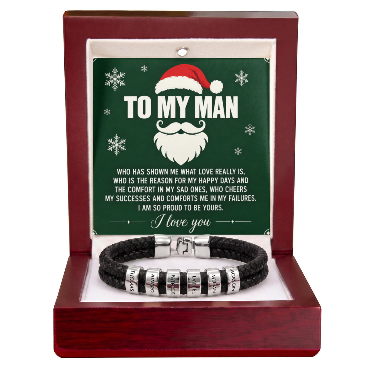 Christmas accessary Gift for Him – Romantic Love Message Card