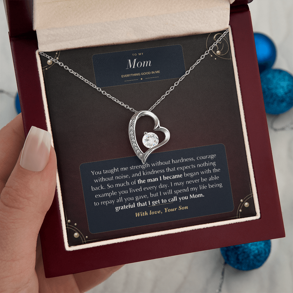 To My Mom Forever Love Necklace – Everything Good in Me