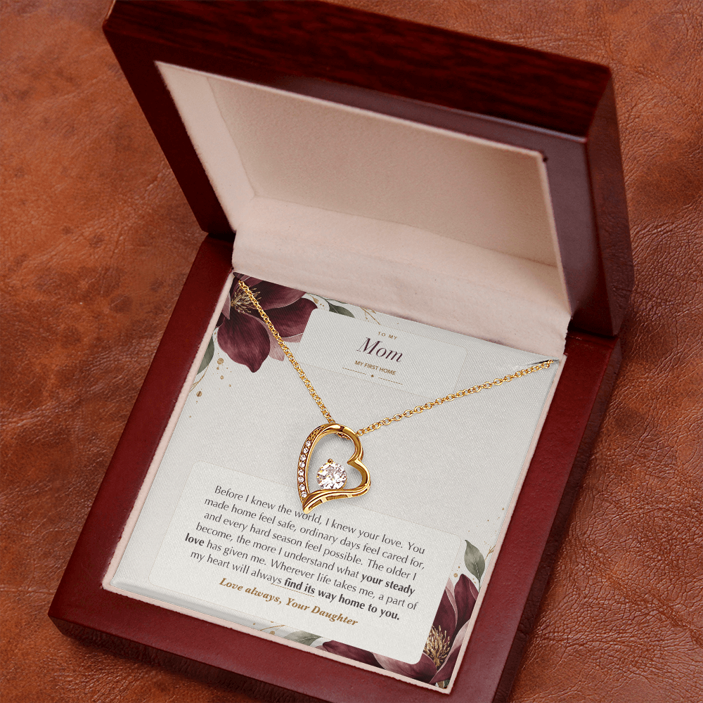 To My Mom Forever Love Necklace – My First Home Gift