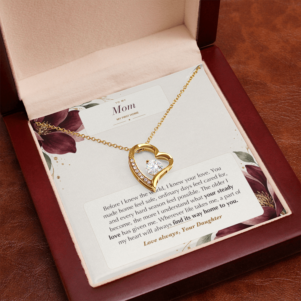 To My Mom Forever Love Necklace – My First Home Gift