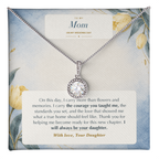 Eternal Hope necklace with On My Wedding Day message card for Mom