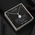To My Grandma Necklace – Eternal Hope Pendant with Happy Thanksgiving Message Card & Gift Box