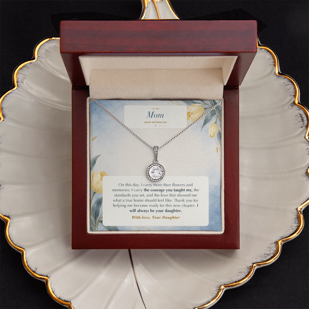 Wedding Day Gift for Mom – Eternal Hope Necklace