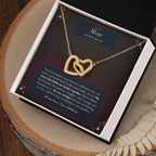 To Our Mom Interlocking Hearts Necklace – Family Gift