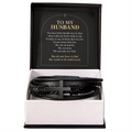 To My Husband Cross Bracelet – "Quiet Prayer" Message Card & Gift Box, Christian Faith Gift for Husband