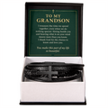 To My Grandson Cross Bracelet – "So Beautiful" Message Card & Gift Box, Christian Gift for Grandson