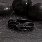 Christmas Gift for Him – A Leather Bracelet with a Love Message Card