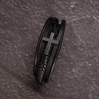Christmas Gift for Him – A Leather Bracelet with a Love Message Card