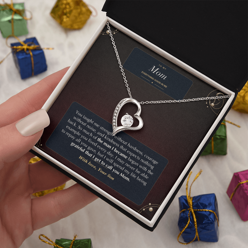 To My Mom Forever Love Necklace – Everything Good in Me