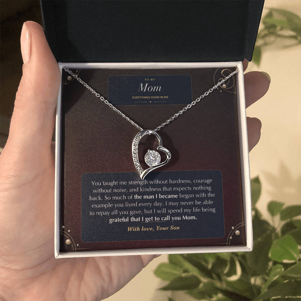 To My Mom Forever Love Necklace – Everything Good in Me