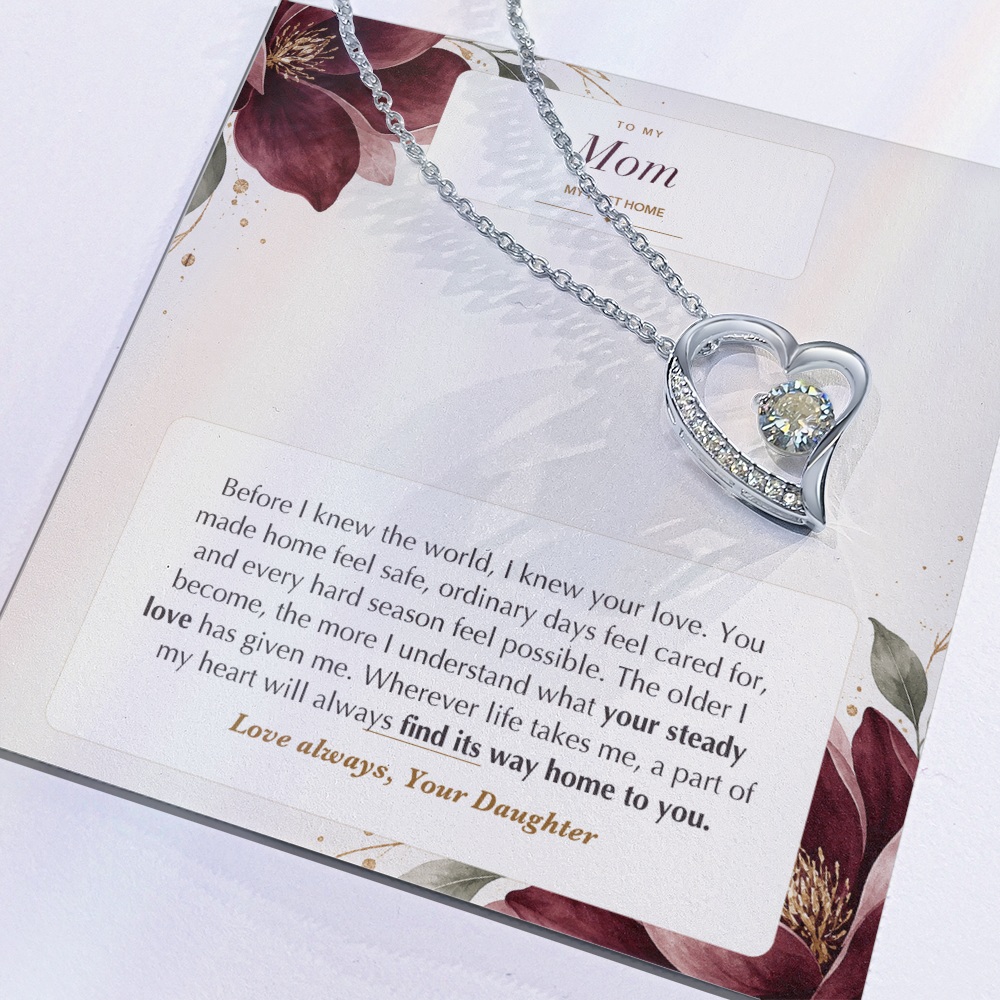To My Mom Forever Love Necklace – My First Home Gift
