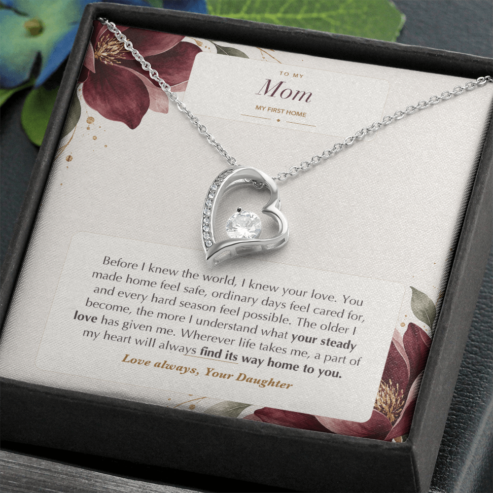 To My Mom Forever Love Necklace – My First Home Gift