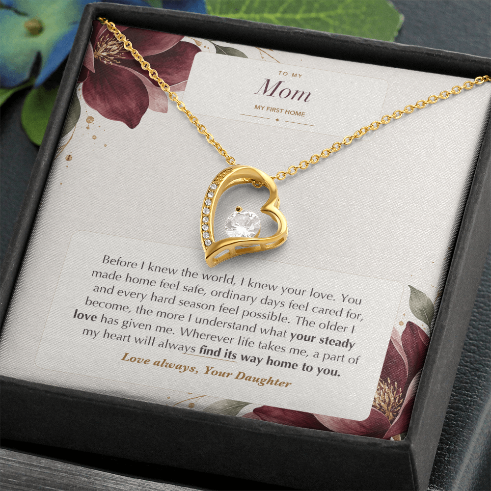 To My Mom Forever Love Necklace – My First Home Gift